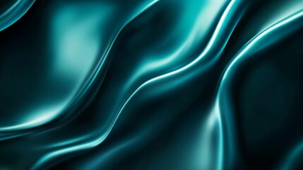 Obraz premium turquoise gradient abstract background, generative ai