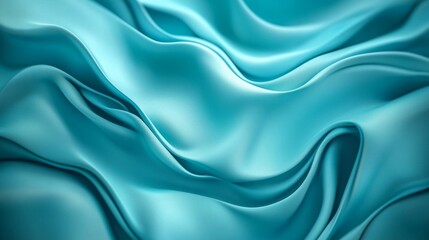 Obraz premium turquoise gradient abstract background, generative ai