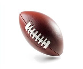 American Football Ball Isolated on White Background – Perfect for Sports Concepts, Football Equipment, and Athletic Events Stock Images