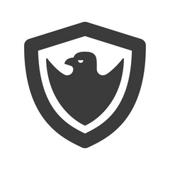 Security shield sign icon vector illustration