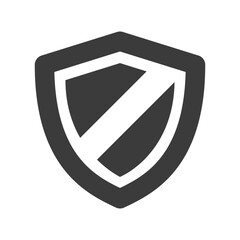 Security shield sign icon vector illustration