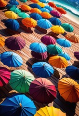 colorful vibrant drink umbrellas perfect exotic cocktails tropical beverages parties gatherings, party, decor, accessory, design, shade, plastic, novelty