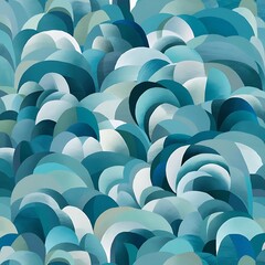 Obraz premium Abstract light blue creative background