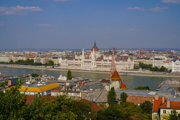 panoramic view of Budapest from the Fisherman's Bastion