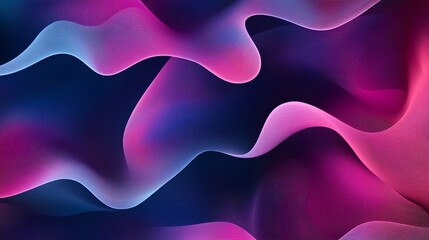 Obraz premium Abstract background with pink and blue wavy lines.