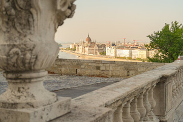 panoramic view from Budavàr castle balcony