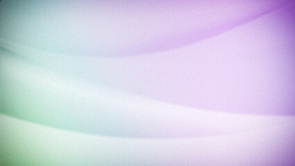 A soft abstract gradient with a blend of pastel green, purple, and white hues, featuring flowing curves and a grainy texture. Ideal for 4K backgrounds, wallpapers, banners, and gentle backdrops
