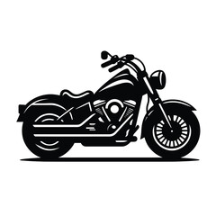 Obraz premium Motorcycle Silhouette