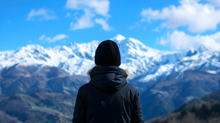 Woman Andorran Pyrenees