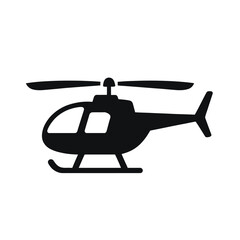 Obraz premium Helicopter Silhouette