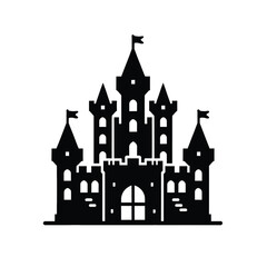 Obraz premium Castle Silhouette