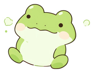 Naklejka premium PNG Frog amphibian animal bullfrog.