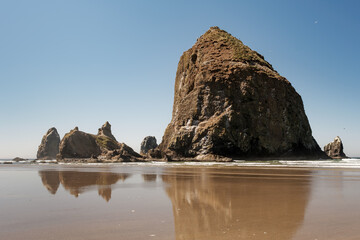 Haystack Rock at Cannon Beach, Oregon