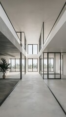 Obraz premium Empty interior in a modern style . 3D render