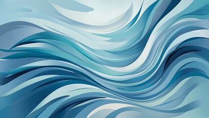 Naklejka premium Abstract light blue painted background