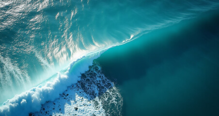 water flowing into the distance