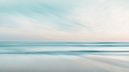 Abstract Seascape with Motion Blur