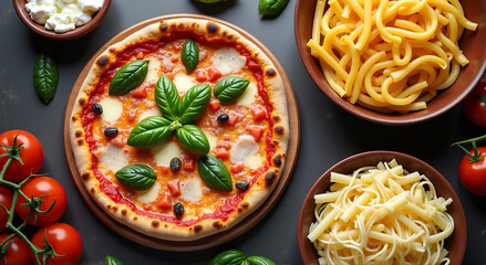 pasta with tomato and basil
