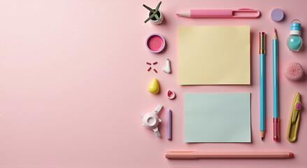 note paper with flower