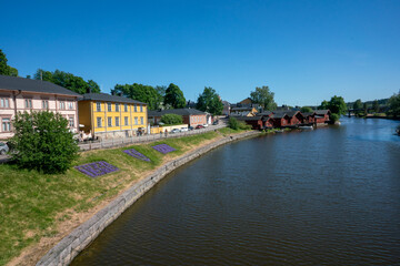 Obraz premium Porvoo FInland river side