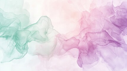 Fototapeta premium Soft Watercolor Texture in Pastel Hues - Perfect for Wedding Invitations and Artistic Designs