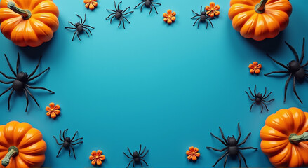 halloween background with pumpkin