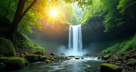 waterfall in the forest