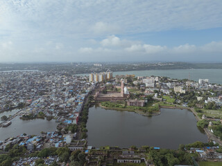 Obraz premium Bhopal aerial view of city