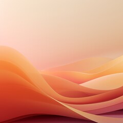 Abstract orange wave