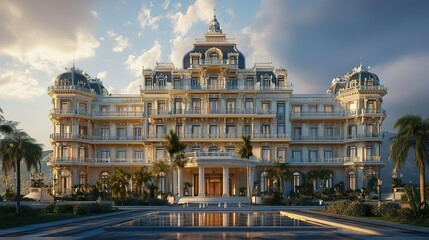 Obraz premium Stunning royal palace building design captured in grand historical architecture pictures