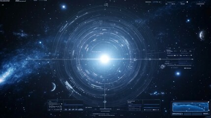 a star map  in the galaxy.