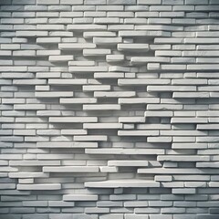 White brick wall texture or background