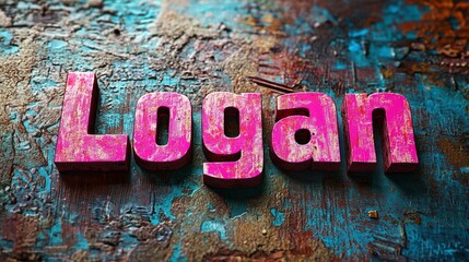 Pink personalized name postcard perfect for decor.