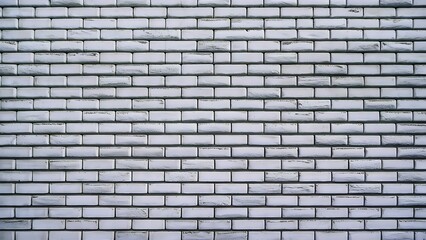 White brick wall texture or background