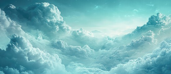 Surreal illustration of a sky embodying an innovative and unconventional concept