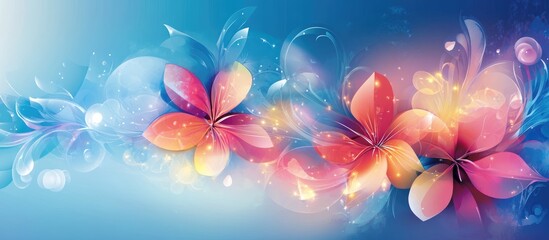 Fototapeta premium Abstract floral background design