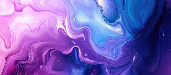 Fototapeta premium Violet and blue abstract background featuring striking contrasts of dark and light shades A surreal canvas design in a contemporary art style perfect for various projects