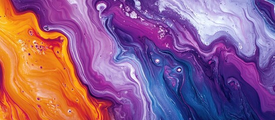 Fototapeta premium Abstract acrylic background featuring marble style with paint stroke texture on paper Ideal for web and game design showcasing grunge mud art in a macro depiction of hand painted artwork Surreal s