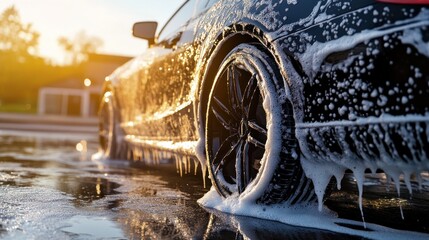 Car Wash Sunset