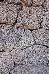 background and texture of black volcanic rocks
