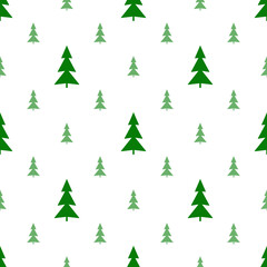 Pattern with spruce trees 
