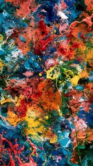 Abstract background with paint stains