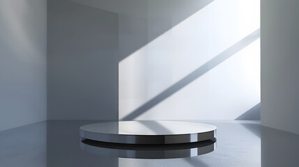 Simple transparent display stand