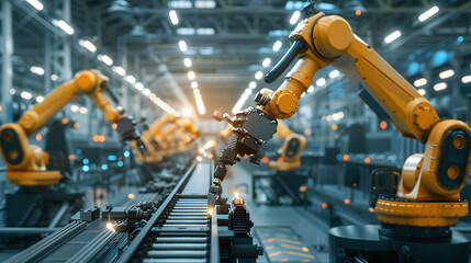 Industrial robot automated production line