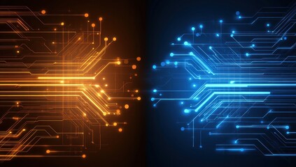 Obraz premium Abstract Technology Background