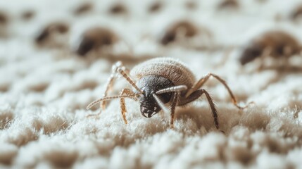 Macro shot of a Carpet Beetle