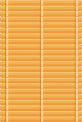 Bamboo mat for rolling sushi and making rolls icon, flat style, isolated on white background