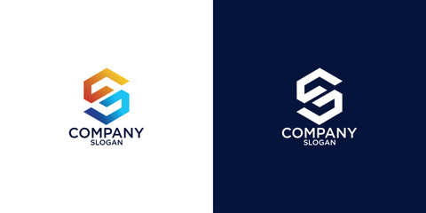 letter s abstract monogram logo vector design