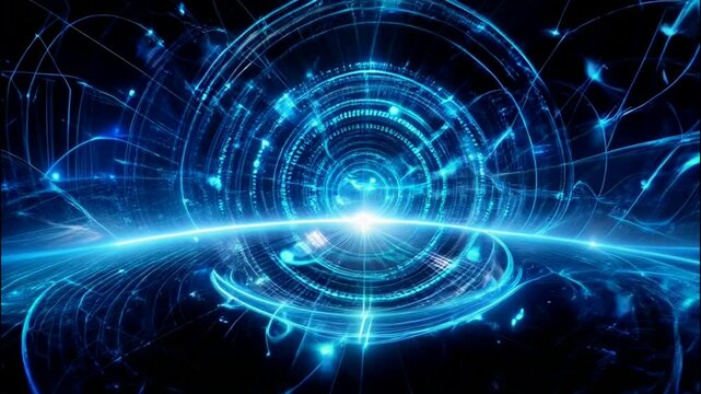 インターネットや仮想空間やメタバースのイメージを表現し映像化