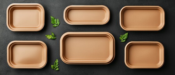 Biodegradable product packaging, symbolizing eco-friendly innovation
